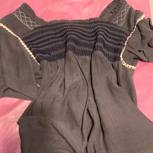 Entro - Printed Stand Collar Blouse